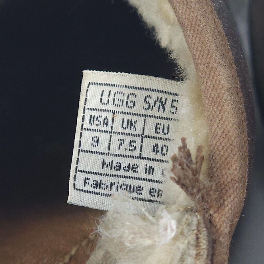UGG Women's Kohala US 9 Brown Leather Sheepskin Shearling Slip-On Clogs Shoes - Picture 13 of 13